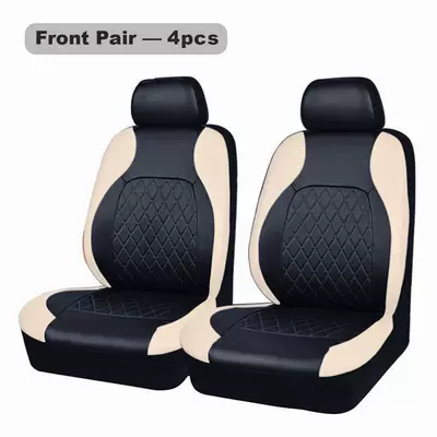 Seasons, Suitable for Five-Seater Models, Seat cushion, seat cover - milky-white-4-piece-set