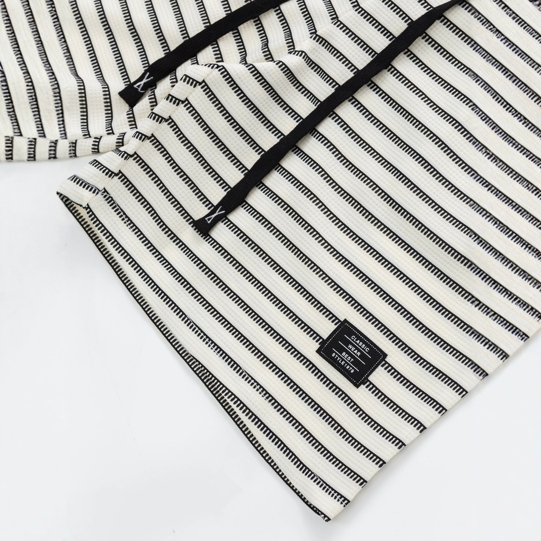Men's Summer Sports Casual mid Length Striped Shorts American Style Trendy Loose Breathable Five Point Beach Pants_viptrois.com