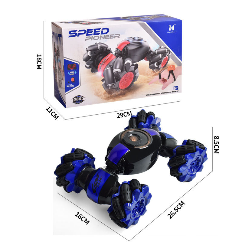 Gesture induction deformation remote control car large four-wheel drive off-road vehicle hand control twist change car Children boy toy car