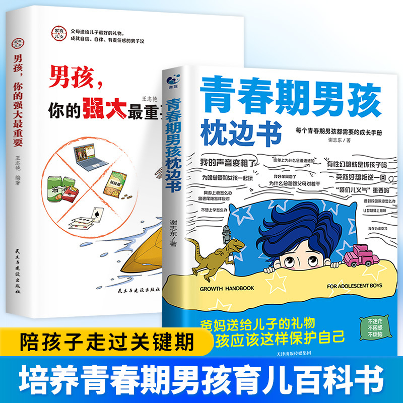 [2 volumes] boys pillow books + boys are most important