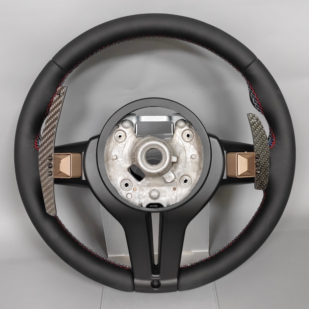 Two Pairs of Magnetic Shift Paddles Made of Carbon Fiber Suitable for Bmw F/G Chassis Cs Sports Steering Wheel Modification