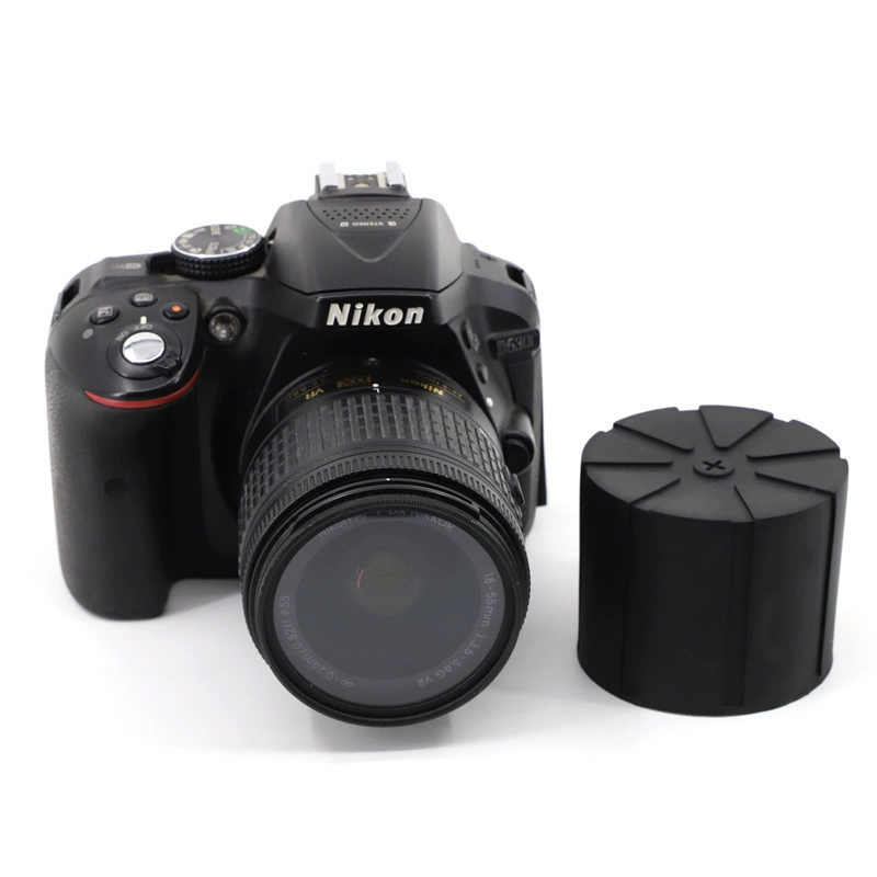 Silicone lens, protective camera, fall protection