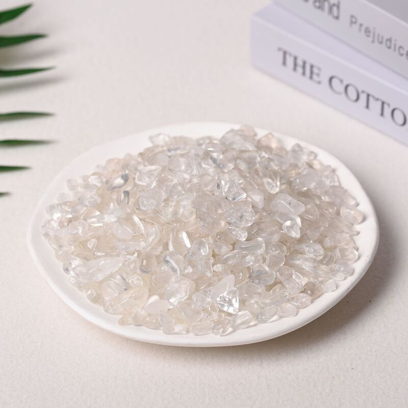 Wholesale Natural White Crystal Random Small Particle Gravel Home Office Flower Pot Decorative Stone Degaussing Powder Crystal Gravel Wholesale Natural White Crystal Random Small Particle Gravel Home Office Flower Pot Decorative Stone Degaussing Powder Crystal Gravel