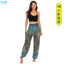 22 Colors Fashion Bohemian Rayon Loose Yoga Sport Pant Women