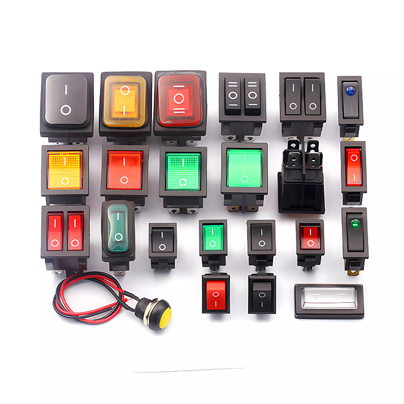 船型开关小型KCD1电热炒锅饮水机电子称船形电源按钮按键配件通用