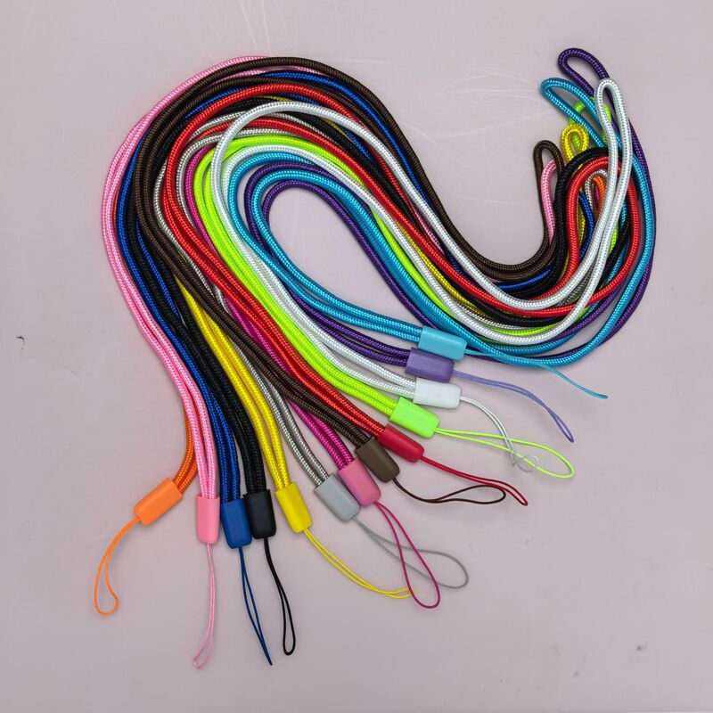 Wholesale Long Round Lanyard Nylon Colorful Braided Rope Lanyard Id Nylon Lanyard 3.0mm Round Hanging Neck Sling Wholesale Long Round Lanyard Nylon Colorful Braided Rope Lanyard Id Nylon Lanyard 3.0mm Round Hanging Neck Sling
