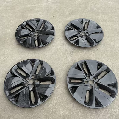Hub cover | Anti-Scratch Upgrade Blackening Modification - l6789-21inch-water-transfer-carbon-fiber-four