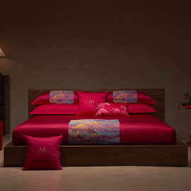 高奢婚礼丨中国风婚庆新疆天山臻棉100S长绒棉四件套色织提花高级