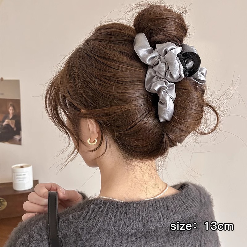 3#Gray green pleated cloud gripper 13cm