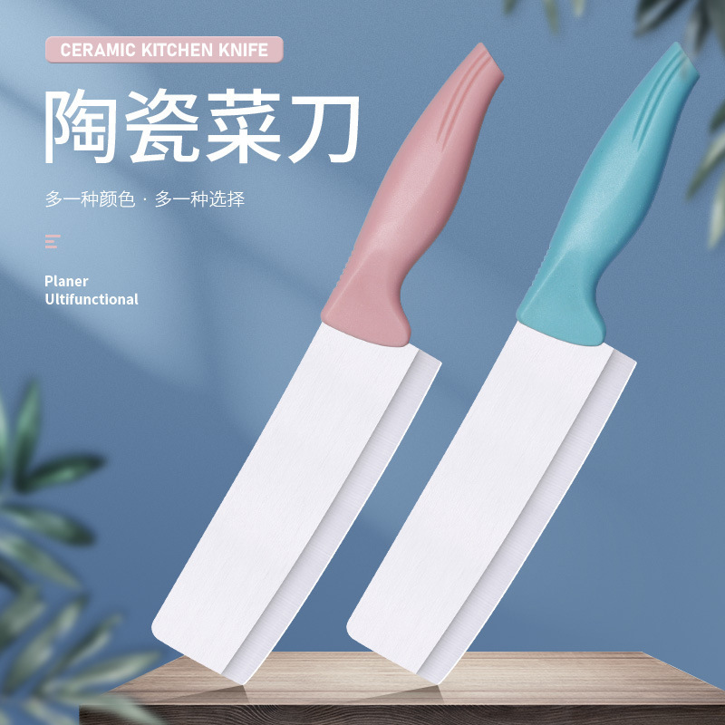 Fábrica al por mayor cuchillos de cocina de cerámica cuchillos de cocina creativos cuchillos de frutas caseros chinos de 6 pulgadas cuchillo de carne