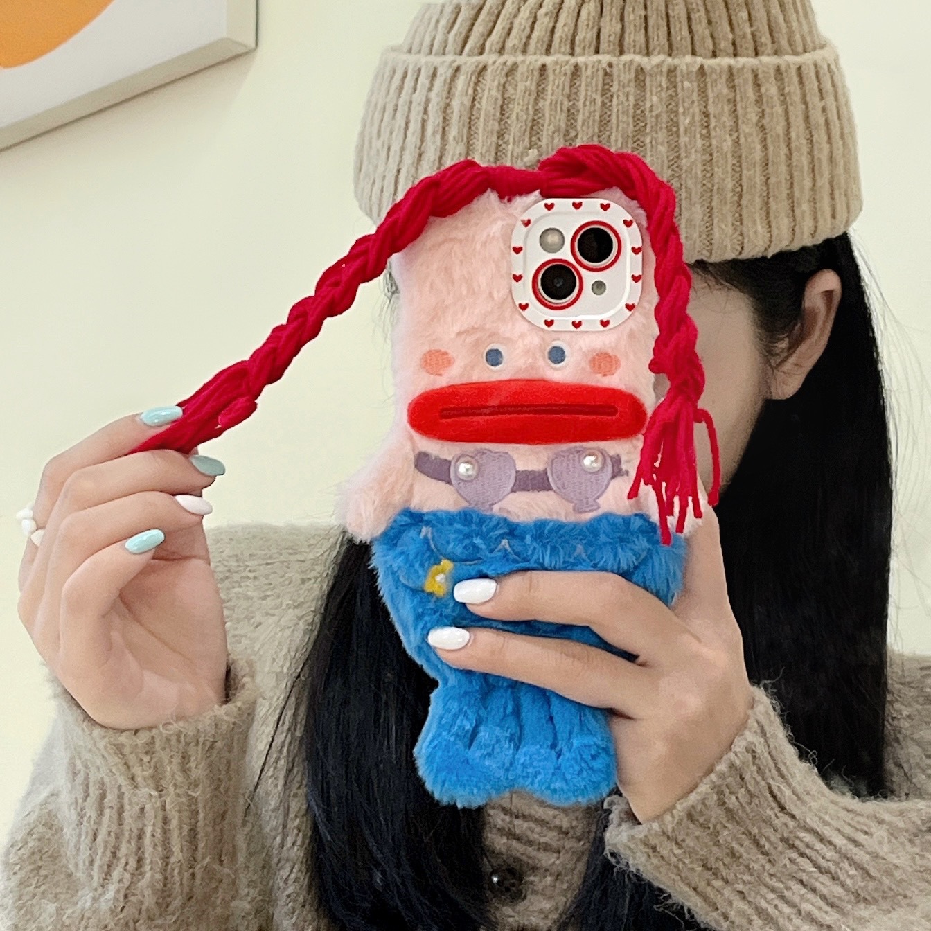 Fashion Mermaid Plush   Phone Accessories display picture 1