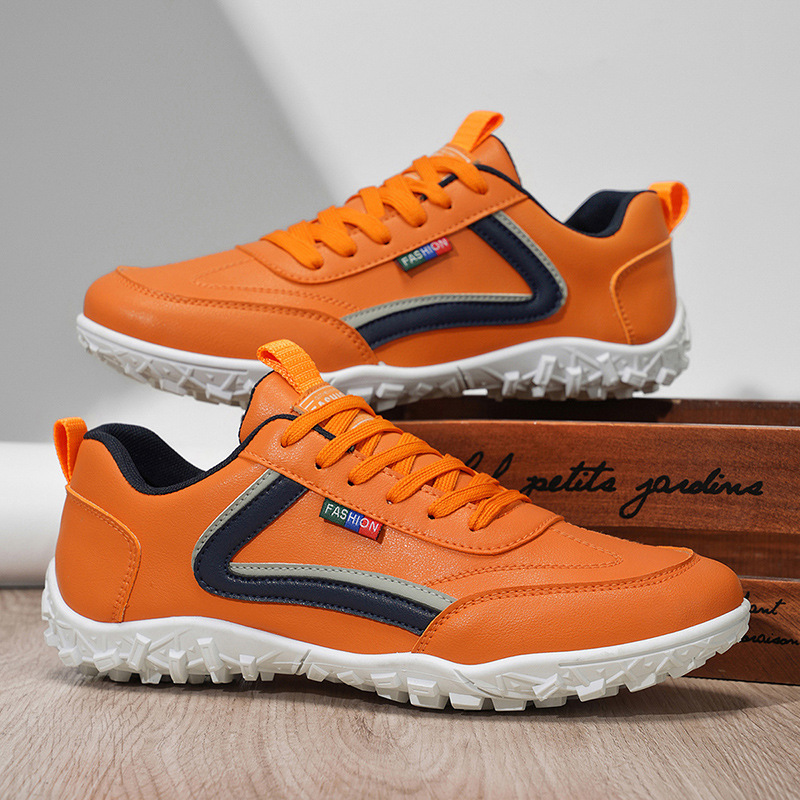 跨境四季潮鞋男外贸男鞋软底爸爸鞋爸爸鞋皮面休闲鞋韩版豆豆鞋