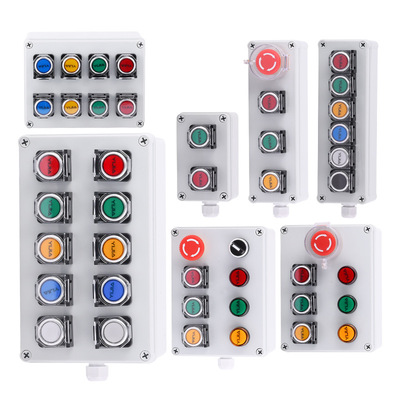 outdoors waterproof Button Control box Switch Box EMERGENCY start-up Stop EMERGENCY Control box Operation box