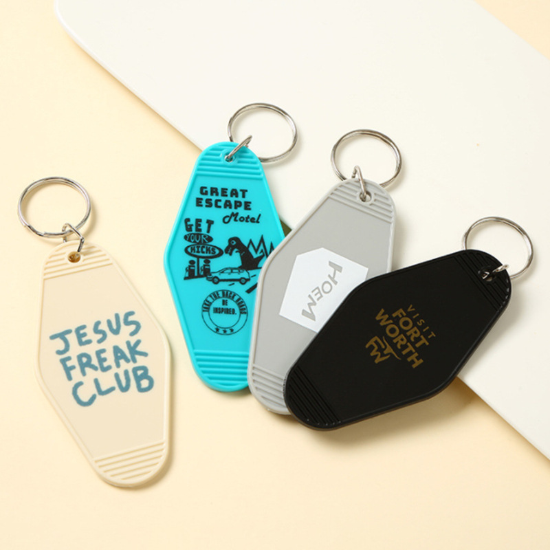 13g Weight Keychain Classification 1 Piece Quantity Daily Occasion Plastic Material Letter Pattern Unisex Gender Streetwear Style 1 Piece Streetwear Letter Plastic Unisex Keychain 3