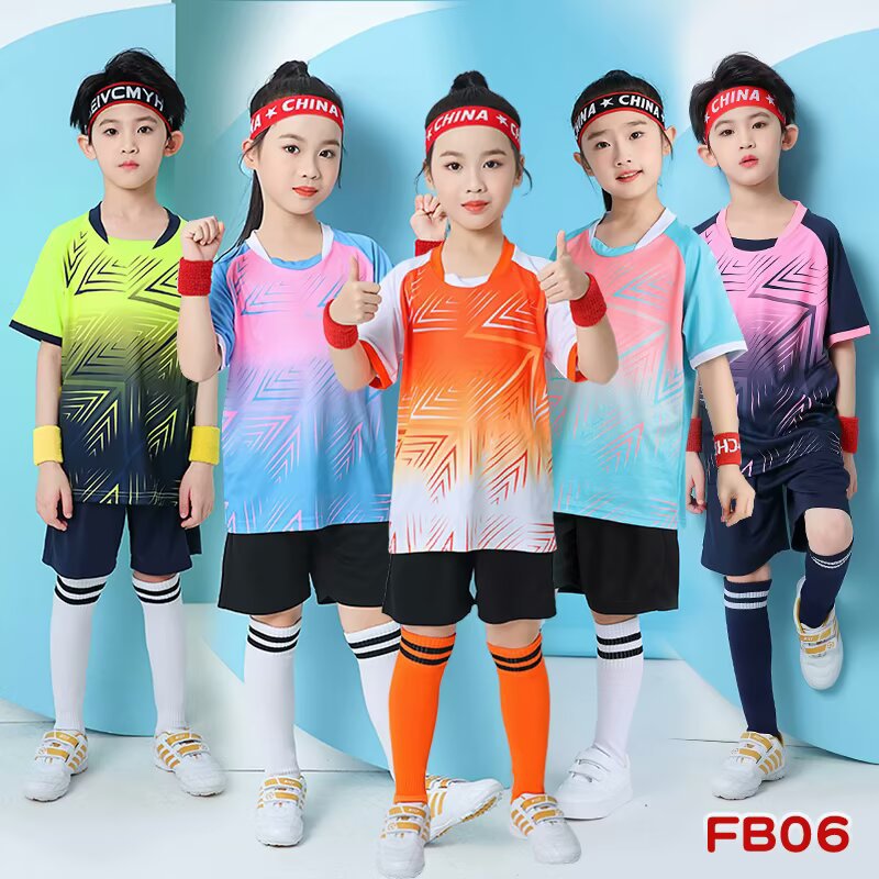 Badminton Suit for Boys and Girls with Printed Student Running Training Short-Sleeved Tennis Football Quick-Drying Table Tennis Suit