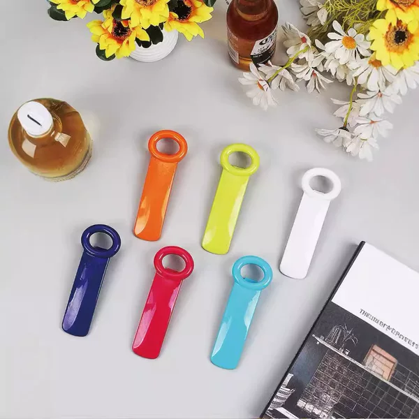 Cross-border hot multi-function can opener beer bottle opener factory direct in stock plastic color bottle opener creative