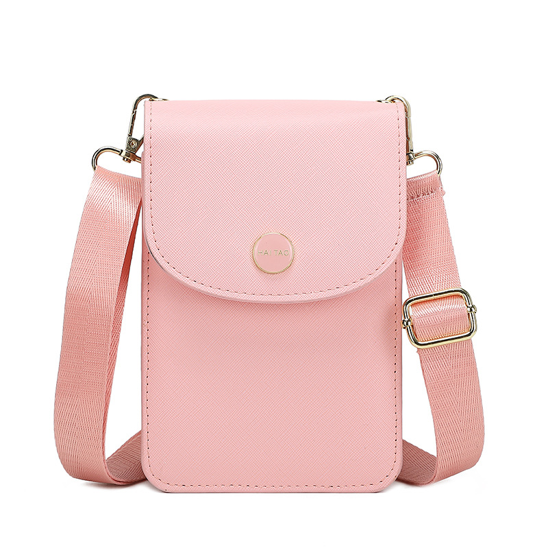 Bolso para teléfono móvil transfronterizo de nueva tendencia para mujer Bolso diagonal de un solo hombro de moda coreana mochila para teléfono móvil multifuncional de gran capacidad