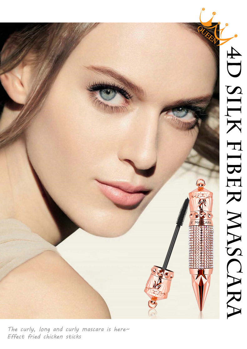 New product Queen Mascara: Thick, slender, base, curling, waterproof, and non-smudge. Live-streaming recommended mascara details Picture