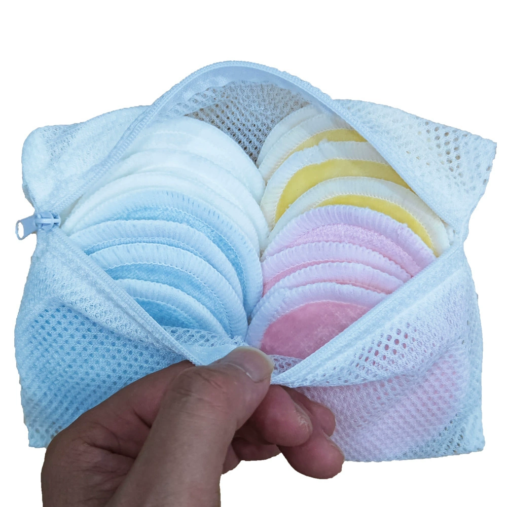 Makeup remover, white set, storage bag, 8cm, ten pieces