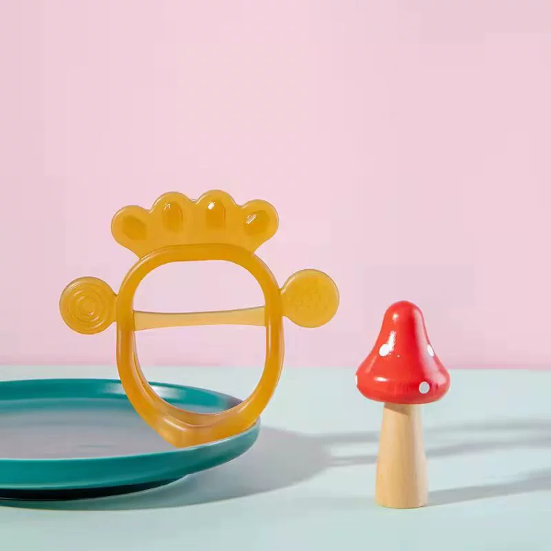 Готовый производитель браслетов-прорезывателей, оптовая продажа, прямые продажи, нано-серебряное полностью силиконовое устройство для прорезывания зубов, портативное компактное устройство для укрепления детских зубов