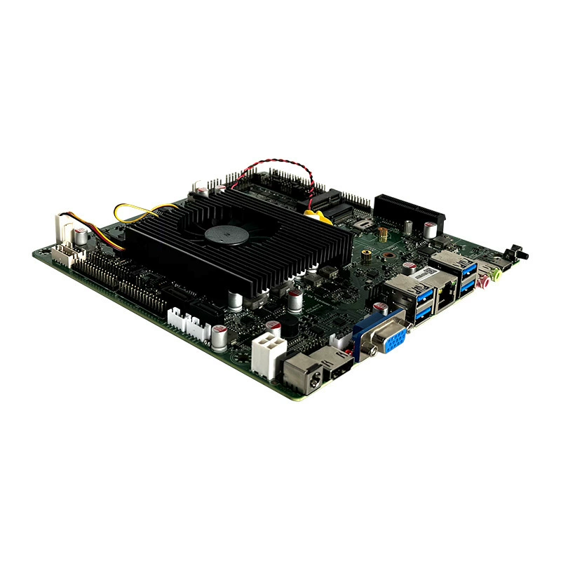 爱鑫微 MINI-ITX промышленная материнская плата ноутбук CPU 4-го по 5-е поколение двойные гигабитные сетевые порты асинхронный трехмониторный хост