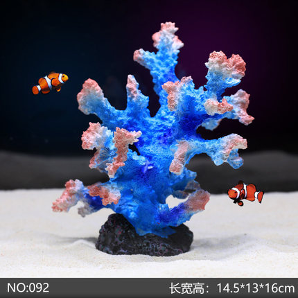 Tanque de peces de coral artificial paisaje lámpara de queroseno Casa Refugio falso árbol de coral tanque de peces decoración del paisaje tanque de agua de mar paisaje