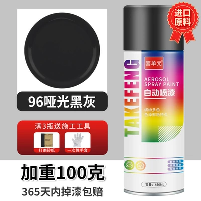 silver paint for automobiles, Avtomobil boyası - matt-black-450ml-bottle-spray-paint
