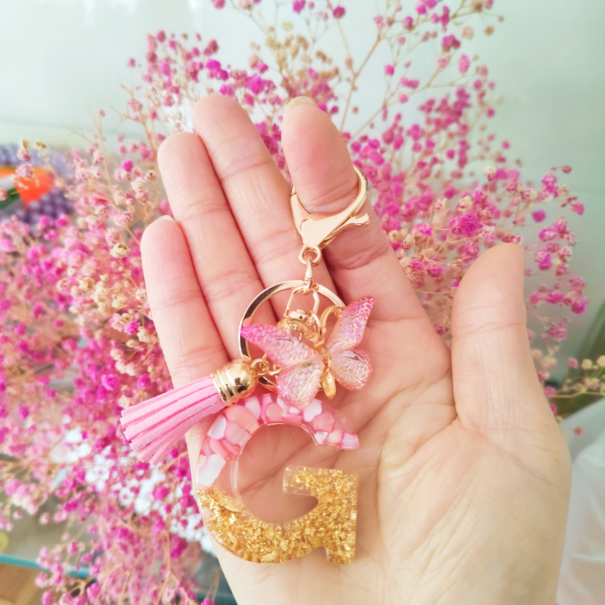 Letra llavero colgante/G