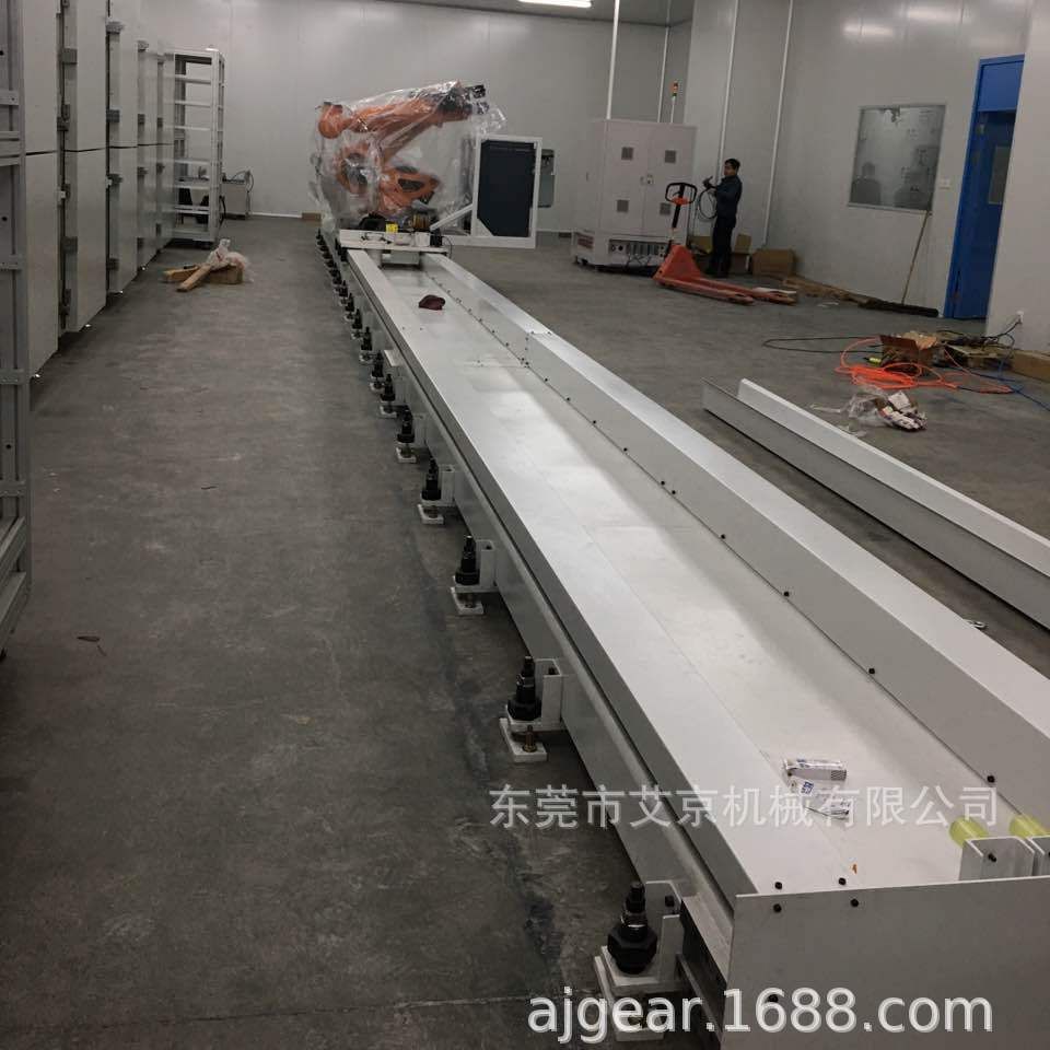 厂家生产全自动机器人地轨  重型滑轨滑台设备 折弯机直线轨道