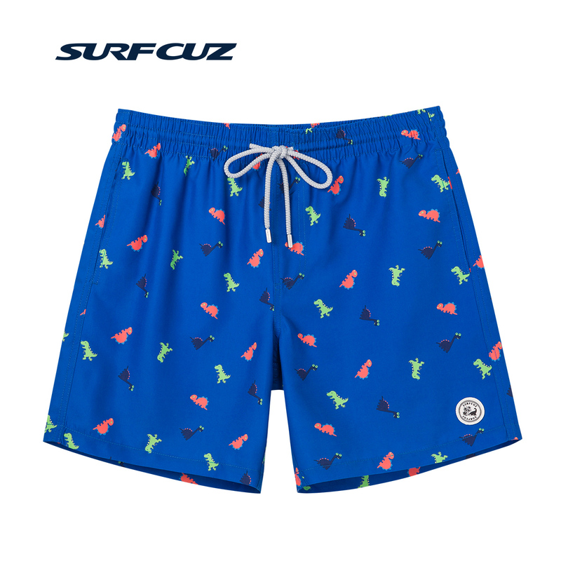 surfcuz Men's Shorts Cartoon Quick-drying Beach Pants Men's Loose plus size Men's Swimming Pants Hot Spring Seaside Vacation Leisure