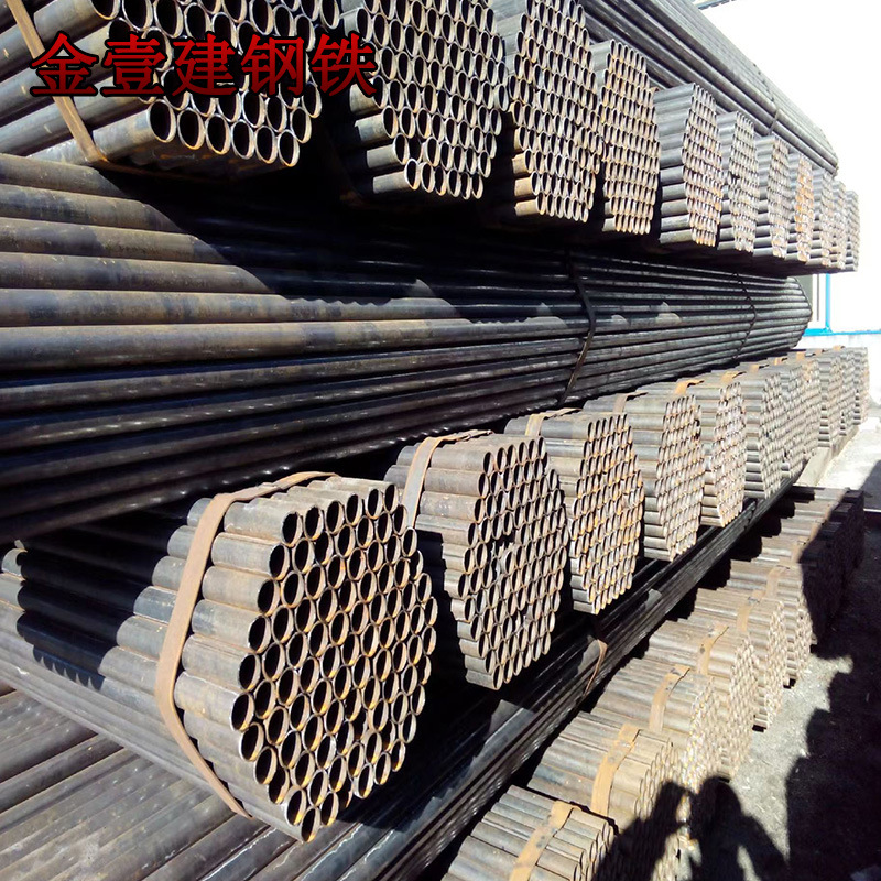 现货供应Q235B焊管140mm165mm219mm薄厚壁直缝焊接钢管建筑工程用