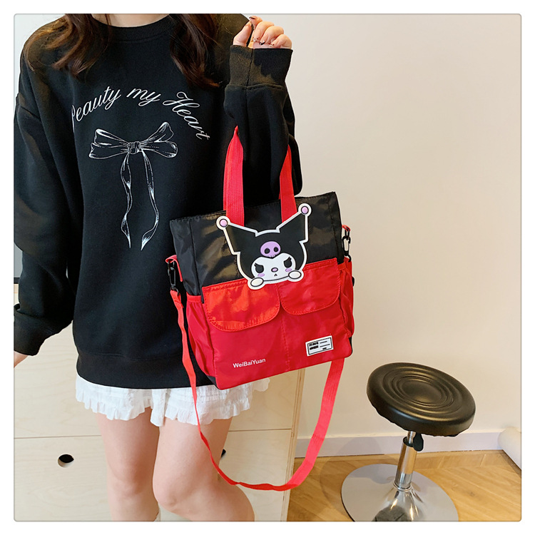 A new, versatile, large-capacity single-shoulder crossbody bag with a cute and girlish heart for student tutoring in the Korean version of Instagram Item Picture