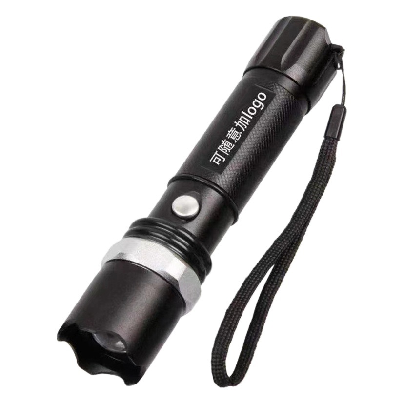 Cross-Border LED Riding zoom iluminación al aire libre traje de carga aleación de aluminio fábrica al por mayor zoom linterna