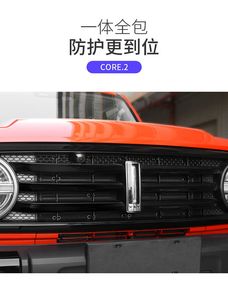 Applicable to 21-23 Great Wall tank 300 insect net anti-cotton wool car tank cover Diamond net sundries accessories