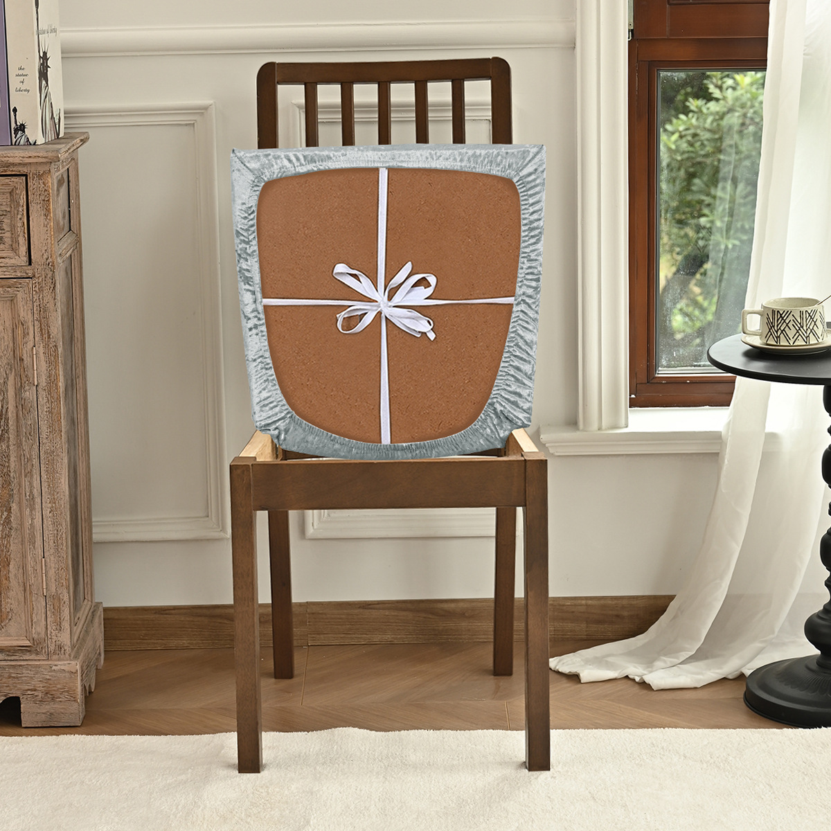 Nuevo estilo transfronterizo, funda de banco de diamantes de oro elástico, funda de asiento, correa general con cuerda, funda de superficie de asiento TEMU Spot