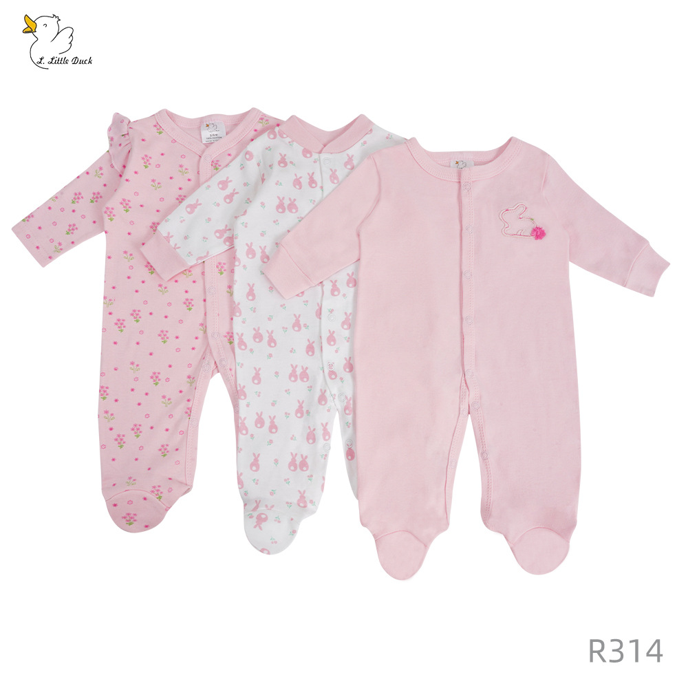 3 piezas de algodón bebé ropa de otoño hombre y mujer baby overcoat trajes de escalada pijamas 0 - septiembre baby leggings image 3