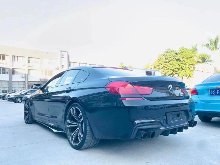 F06F12F13 BMW 6 시리즈 수정 된 M6 전면 및 후면 바 탄소 섬유 전면 립 사이드 스커트 리어 립 하트 하오