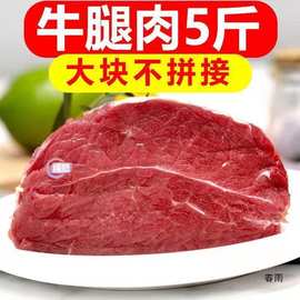 5斤牛腿肉新鲜牛肉批发冷冻黄牛肉生牛肉牛腱子生鲜肉类新鲜牛腿