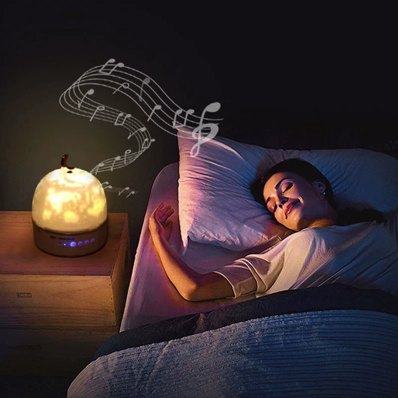 Вращающаяся Звездная Лампа проектор дети сон мечта музыкальная шкатулка творческая девушка сердце подарок USB зарядка Новый
