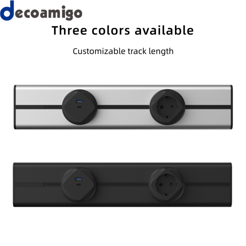 Decoamigo Ukca Ce Wall-Mounted Socket with Replaceable Adapter, Surface-Mounted