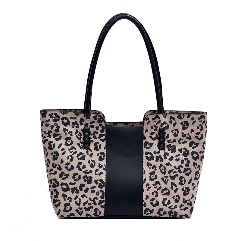 Comercio exterior nuevo leopardo bolso de mujer bolso de mano 2024 moda bolso de moda bolso de hombro estilo retro europeo y americano