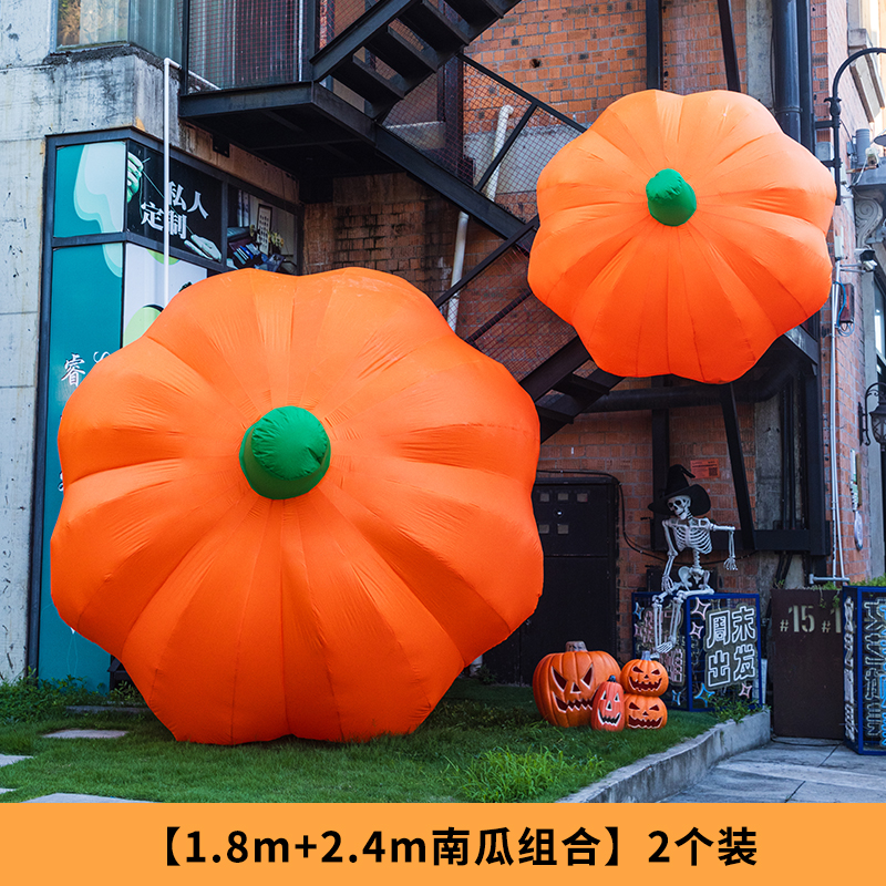 Decoraciones de Halloween lámparas de calabaza inflables modelo de aire fantasma araña escenario al aire libre diseño props centro comercial jardín de infantes