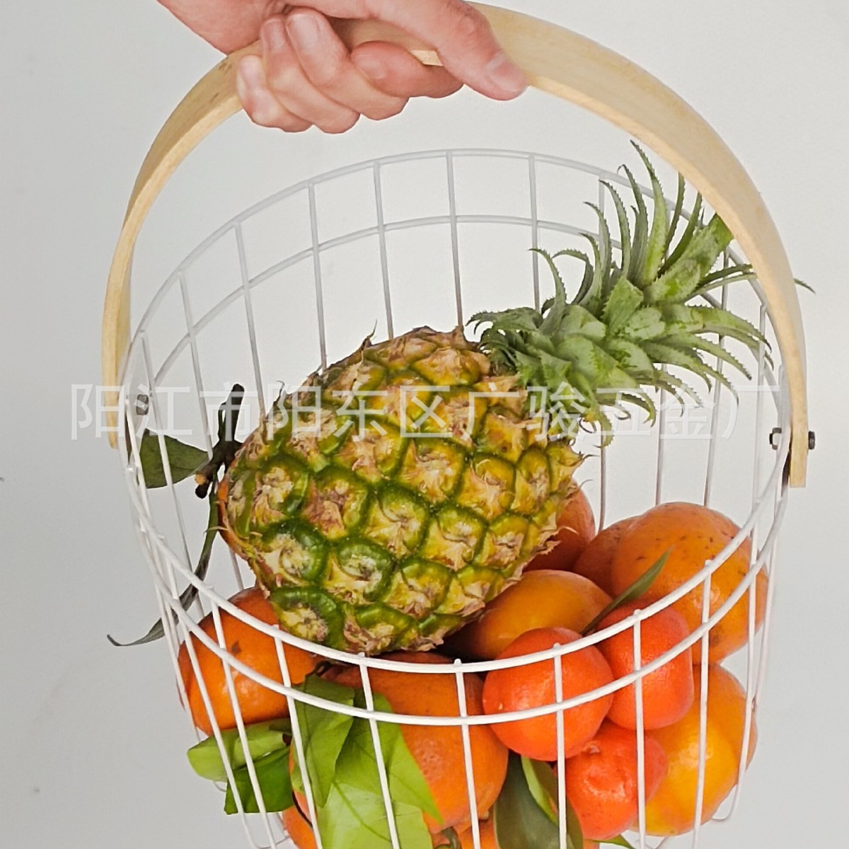 Kitchen Wrought Iron Fruit Basket Home Storage Basket Camping Display Fruit Basket Miscellaneous Basket Vegetable Basket Ins Style Photography Props