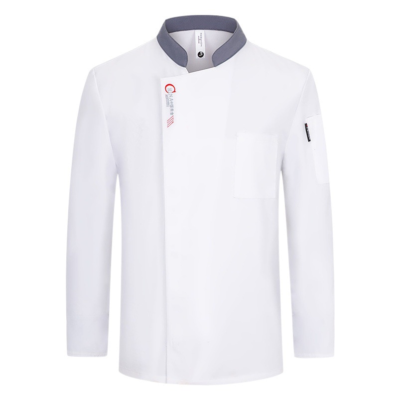 Hotel chef ropa de manga larga Casa de Té restaurante olla caliente restaurante cocina ropa de trabajo Otoño e Invierno Baker ropa hombres