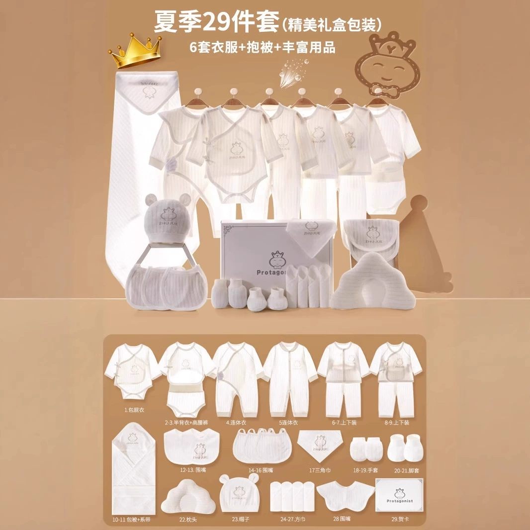 Подарочный набор детской одежды для новорожденных, подарок на выписку или на первый месяц жизни малыша, комплект для новорожденных на первый месяц