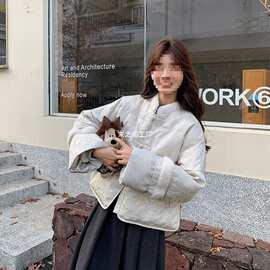 新中式国风短款羽绒服女款2025新款冬季洋气漂亮超好看小个子