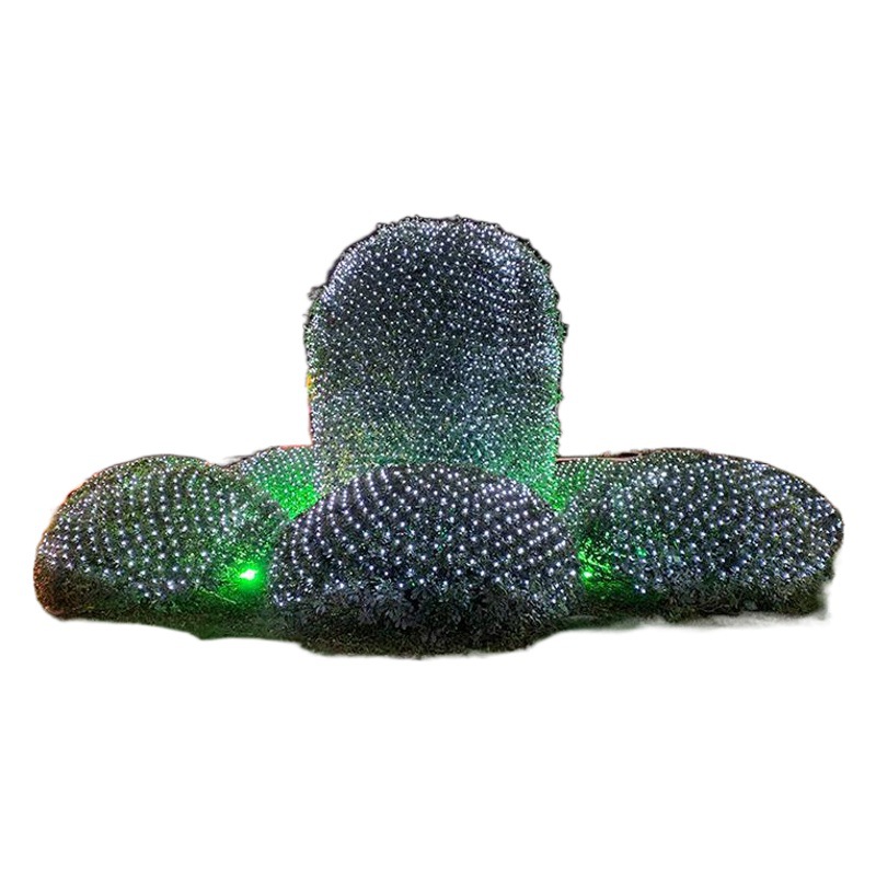 Fabricante en stock impermeable red de pesca Luz de Navidad decoración de vacaciones 200led Cadena de luz al aire libre ingeniería brillo estrella luz de color