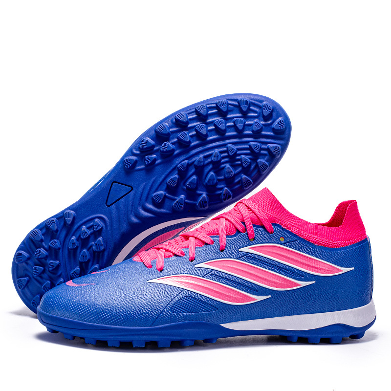 Fábrica transfronteriza al por mayor falcón baja zapatos de fútbol juveniles AG largo clavos rotos tf entrenamiento de fútbol profesional