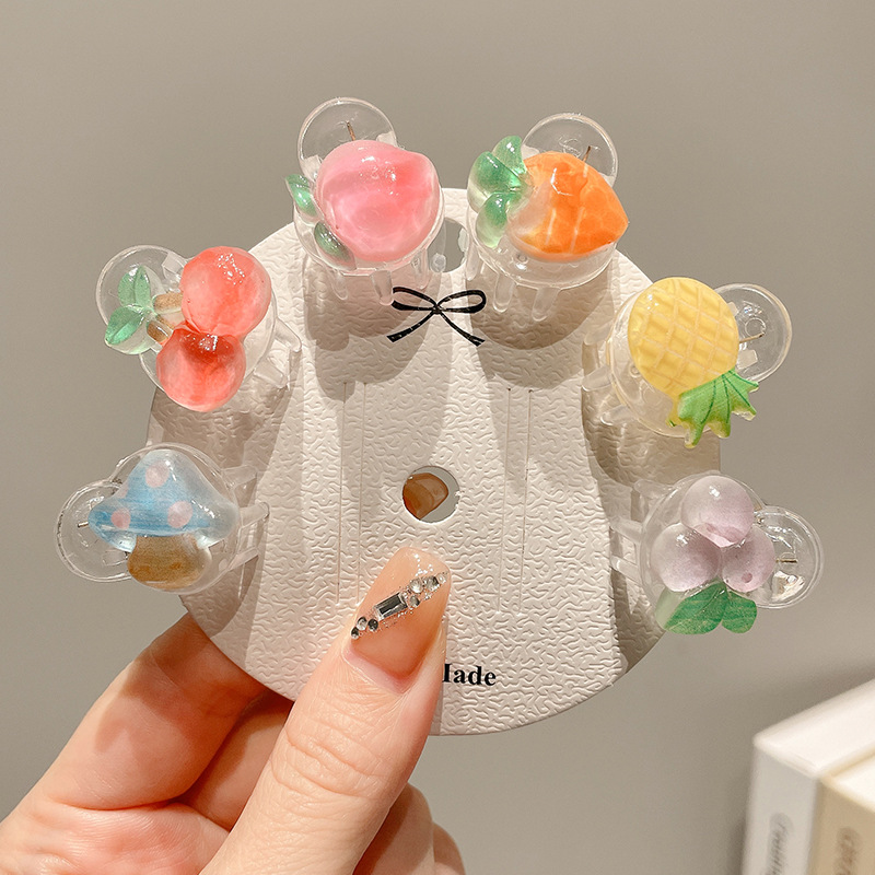 Lado flequillo clip horquilla Mini tamaño pequeño clip femenino frente trenzado pelo clip tocado verano princesa cabeza horquilla