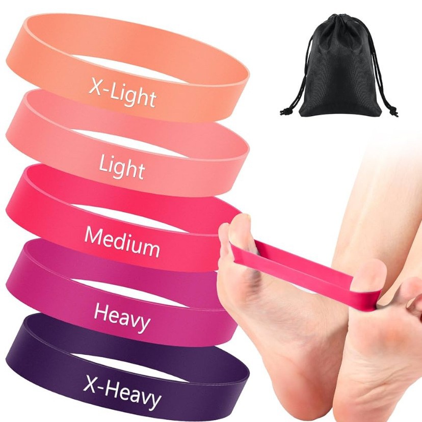 Tpe Pink Set Tension Band Bunion Corrector Tensioner Finger Ring Finger Training Direct from Manufacturer